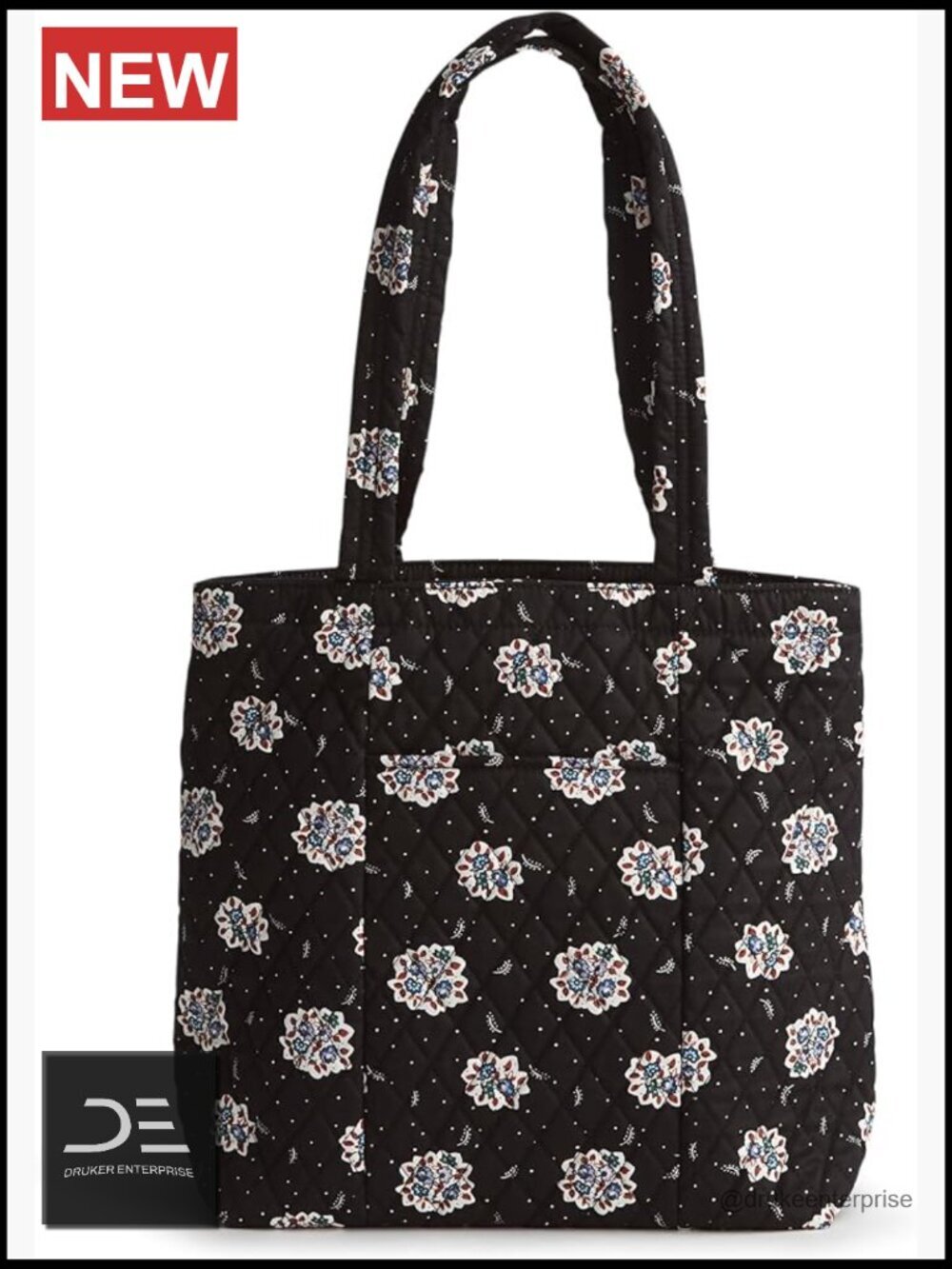 Women's Cotton Tote Bag Quilted Satchel Machine Washable